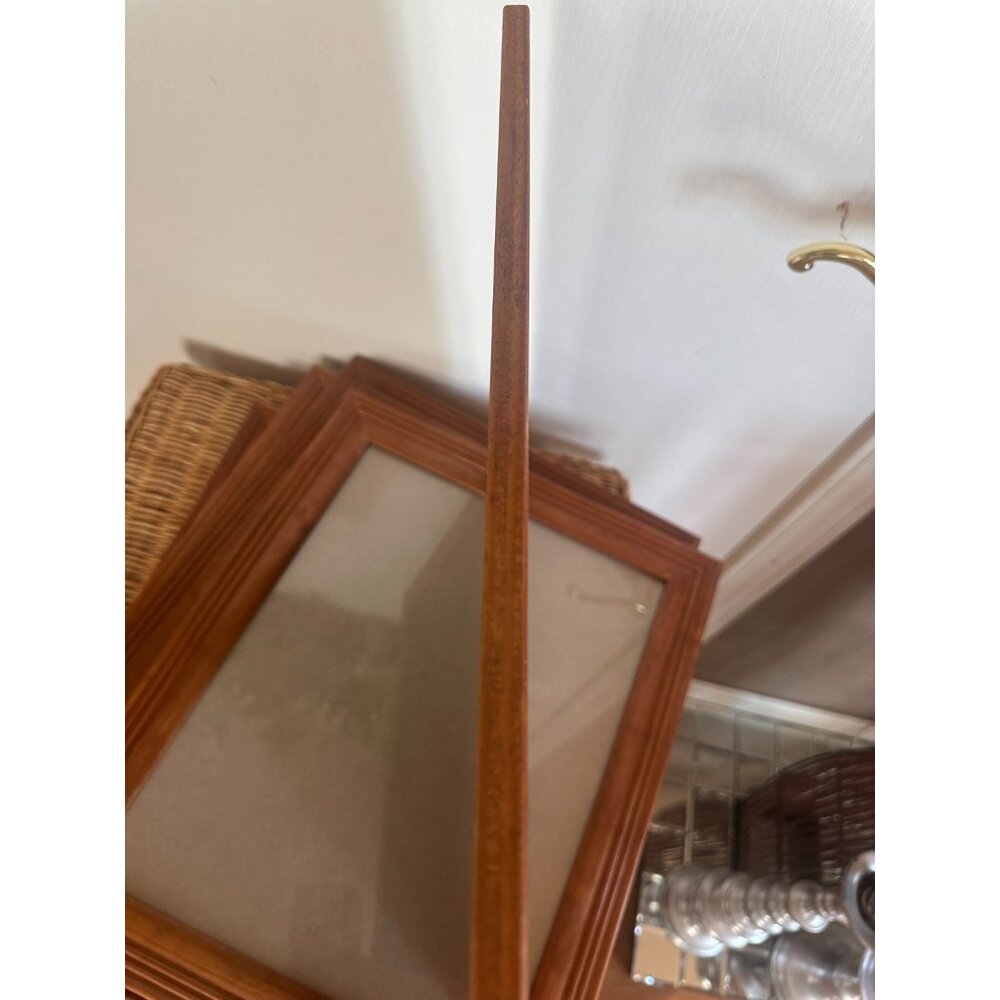5 Brown Wooden Glass Tiered Molding Gallery Wall Art Picture Photo Frame - Picture 4 of 8